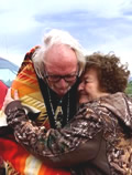 Phillip B Gottfredson with June Murdock elder of the Timpanogos Nation